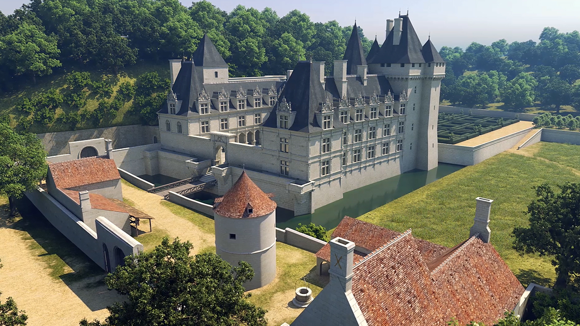 Patrimoine Numérique Tours Film Documentaire 3D Château Villandry